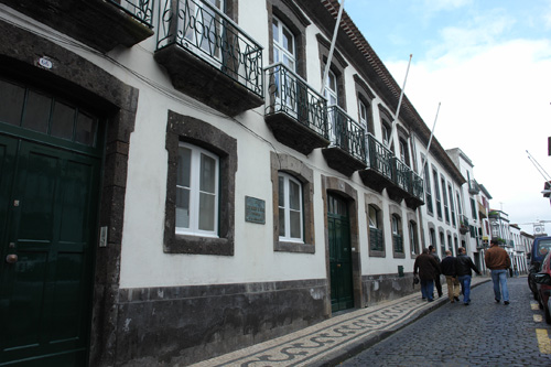 Vista histórica do edifício